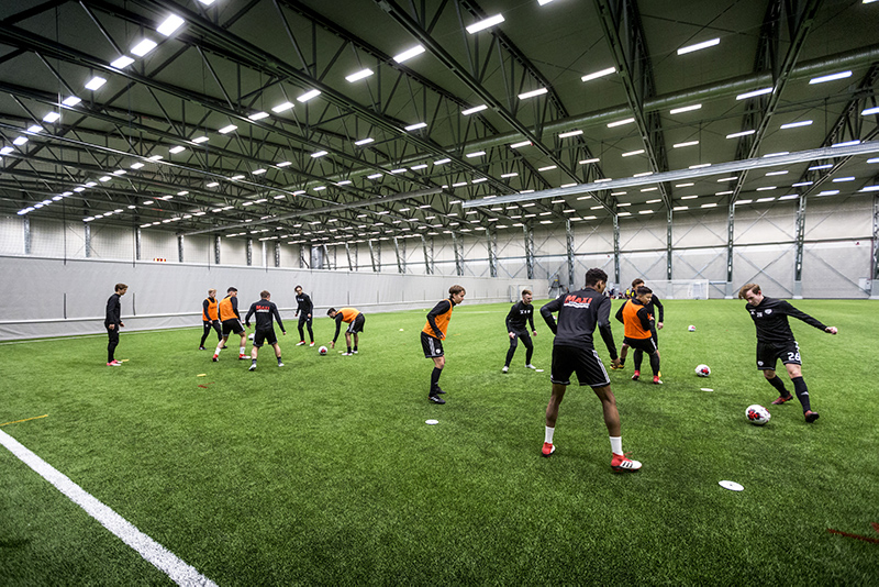 Football hall in Solentuna (project SE1003)