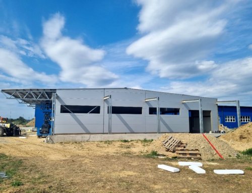 Novú skladovú halu vo Vranove nad Topľou sme postavili za necelé štyri mesiace