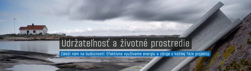 Udržateľnosť a životné prostredie